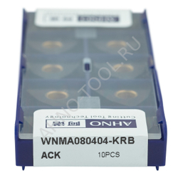 Пластина твердосплавная ISO WNMA080404-KRB ACK20E AHNO по чугуну, получистовая