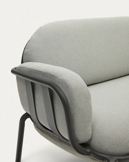 Joncols 3-местный алюминиевый диван серого цвета 225 см Испания 