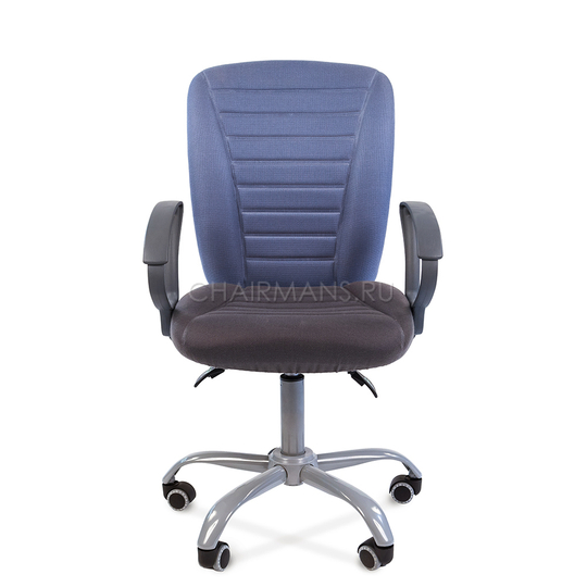 Кресло оператора Chairman 9801 Эрго ткань 10-128 серый/10-141 голубой