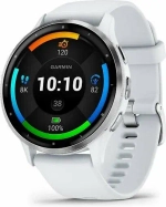 Умные часы Garmin Venu 3 45 мм, белый/серебро (Silver)