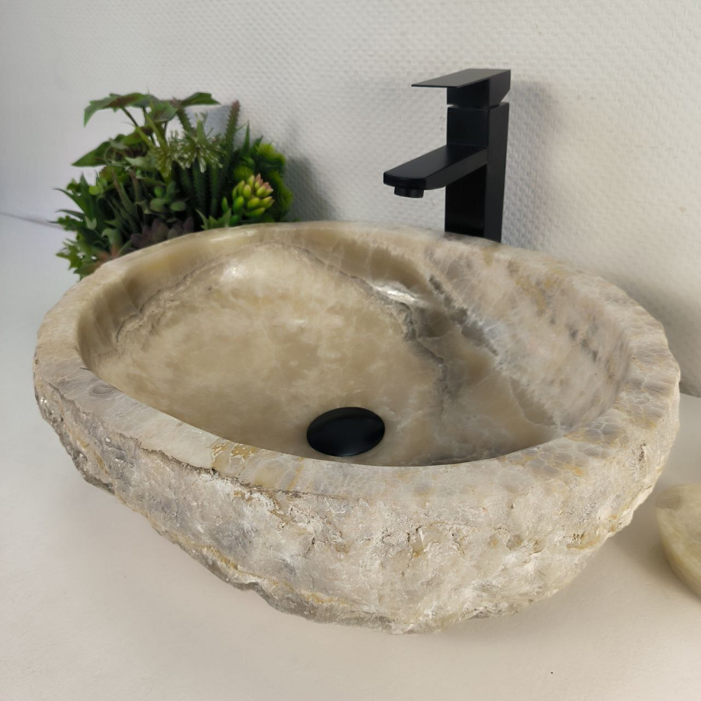 Раковина из оникса Erozy Grey EO-64252 49*40*16 0156