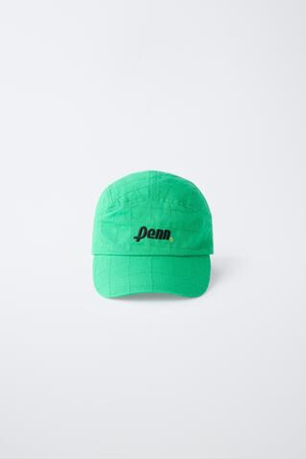 ZARA КЕПКА С ВЫШИВКОЙ PENN ©, ЗЕЛЕНЫЙ
