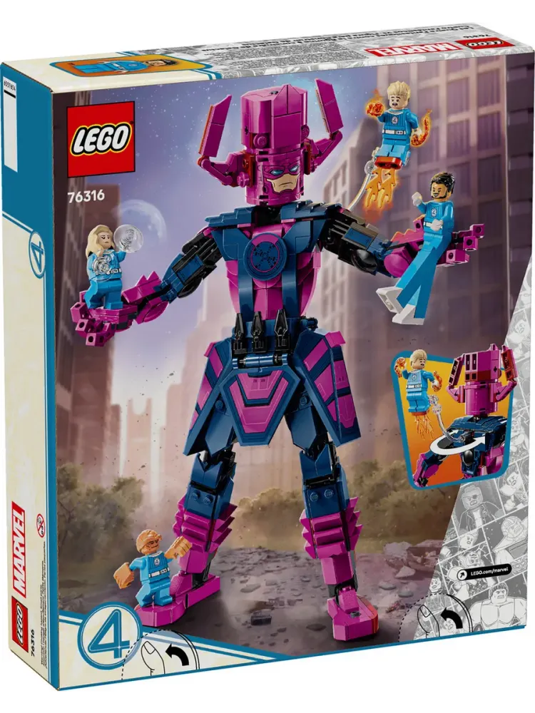 Конструктор Marvel 76316 Фантастическая четвёрка и Галактус