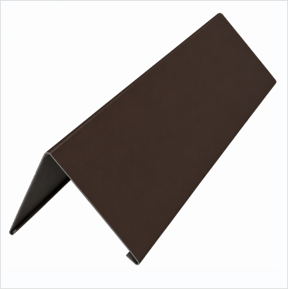 Планка конька простая 200 200 2000 РАЛ 8017 (Н)