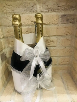 Украшение на шампанское