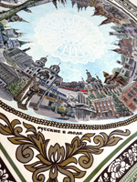 Платок «Связь времен» оливковый