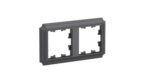 Рамка 2-м AtlasDesign Antique универс. базальт SE ATN101402