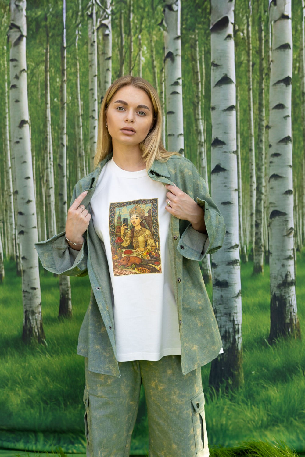 Рубашка Forest Jeans (Light Green)