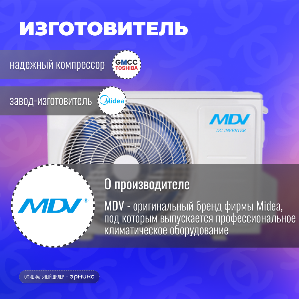 Сплит-система MDV OP Inverter MDSOP-09HRFN8/MDOOP-09HFN8