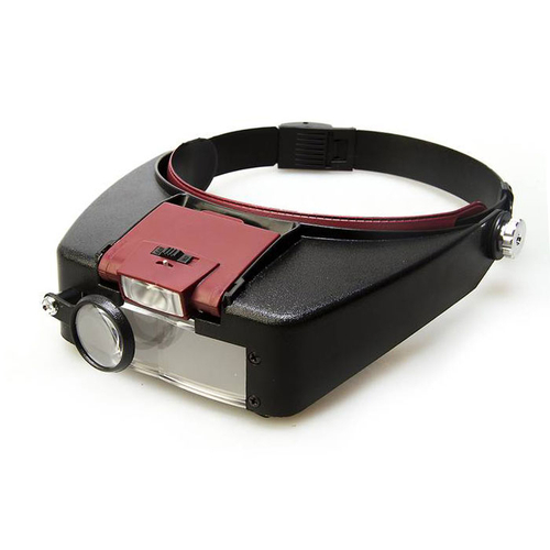 Лупа MG81007-A (налобная с подсветкой)