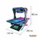 Детский аэрохоккей «Звезда» с яркой подсветкой, 216×141×185 см