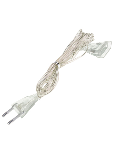 Удлинитель для гирлянды 3м прозрачный