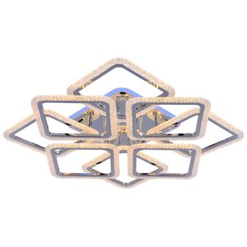 Потолочный светодиодный светильник 224W+11W RGB 3000К-6000K 8015/8 CHR хром Profit Light