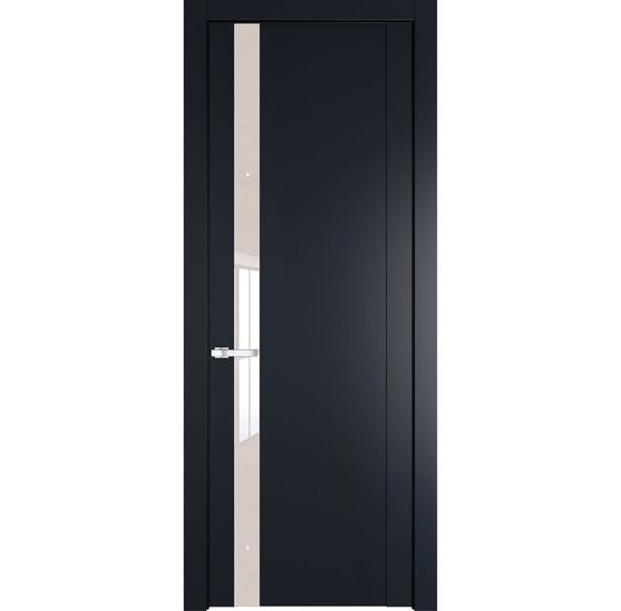 Межкомнатная дверь эмаль Profil Doors 1.2P нэви блу стекло перламутровый лак