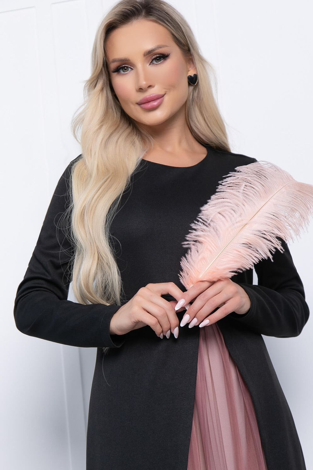 Платье "Аларика" П7274 (блэк) LT Collection (Акция)