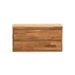 Комод с ящиками Эдгар деревянный 70х28х35 см дизайнерский / массив дуба, шпон дуба, натуральный дуб / комод для одежды в прихожую, детскую, ванную комнату