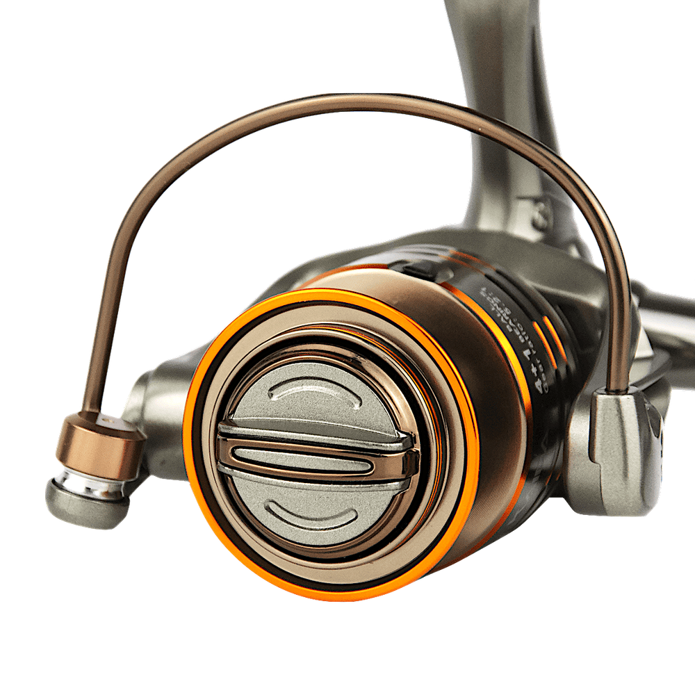 Катушка Kaida KD.GTF G002-50A 5000 bb4+1 (5.2:1) 370г 0.285/0.33/0.37мм-180/145/115м Мет.шпуля