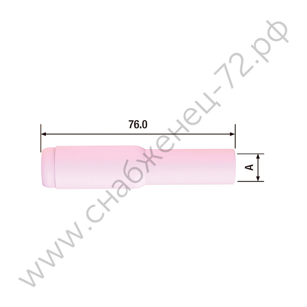 FUBAG Сопло керамическое №6L ф10 FB TIG 17-18-26 (10 шт.)