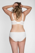 Однотонный бюстгальтер на косточках с мягкой чашкой plus size (Размер: 65K) (Цвет: черный)