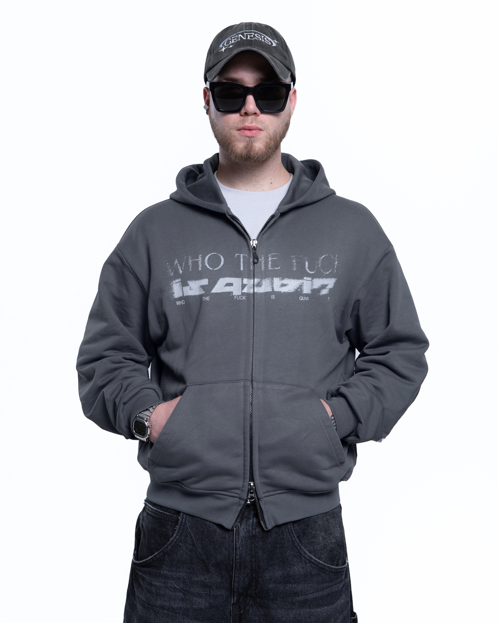 ZIP HOODIE "QUVI"