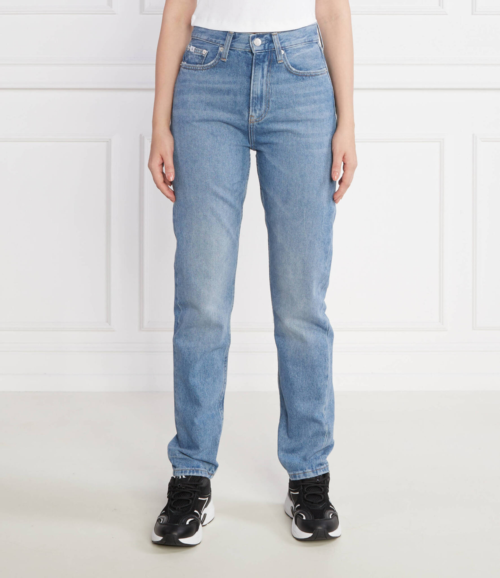 Джинсы AUTHENTIC SLIM STRAIGHT CALVIN KLEIN JEANS - голубой(J20J221221)