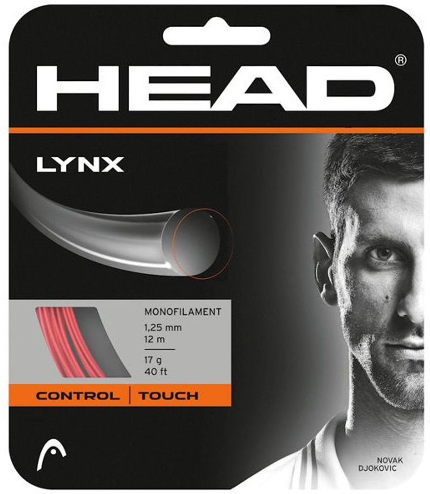 Теннисные струны Head LYNX (12 m) - красный