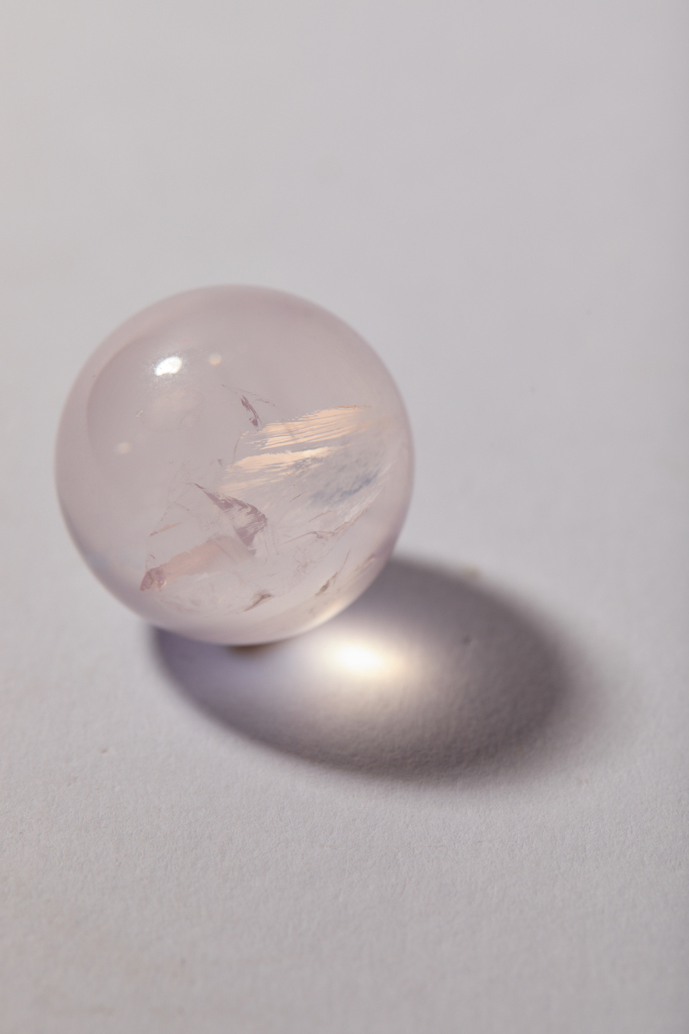 «Лёд» для коктейлей из розового кварца