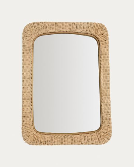 Зеркало из ротанга Zilna 58 x 79 см