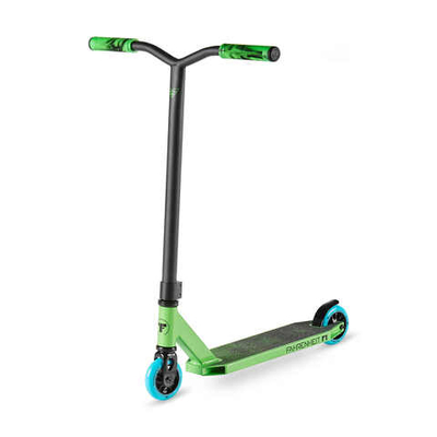 Самокат трюковой Fahrenheit F1 зеленый/голубой
