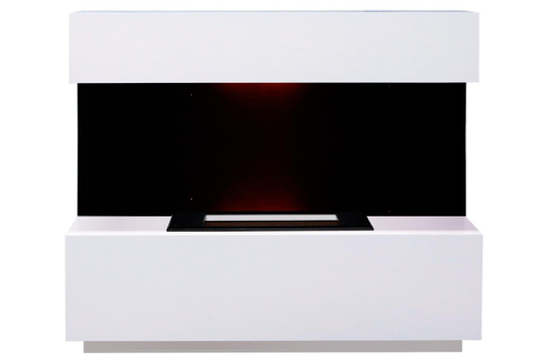 Каминокомплект Kyoto - Белый с очагом Cassette 600 NH