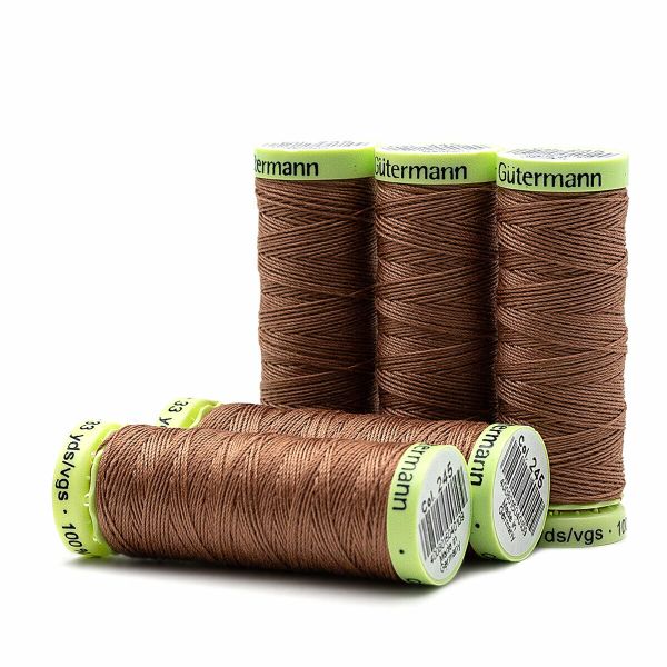 Нитки отделочные Gutermann Top Stitch 30 (30 метров), 5 кат. | 245 золотисто бежево-розовый