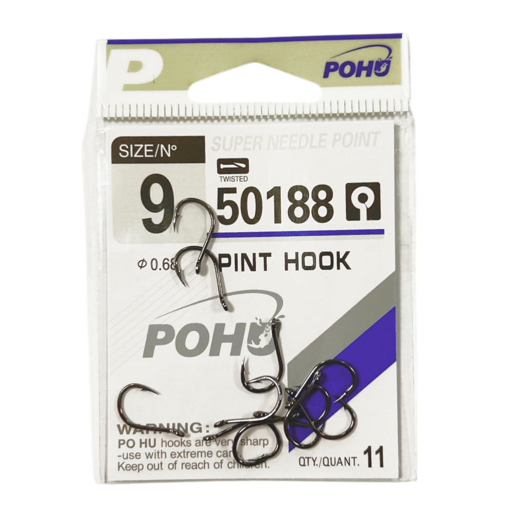 Крючки рыболовные POHU 50188 №9 (УП/10шт)