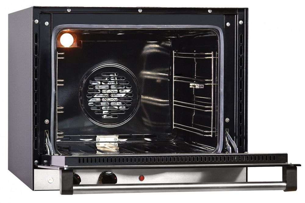 21000000181 Абат Печь конвекционная ПКЭ-4Э (для кондитерских изделий), 4 уровня, 435х320 мм, эмалир. камера, краш. корпус, эл/механика, без пароувлажнения, в комплекте 4 противня 435х320 мм (алюминий)