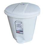 Мусорное ведро с педалью 5л с внутренним ведром цвет мраморный