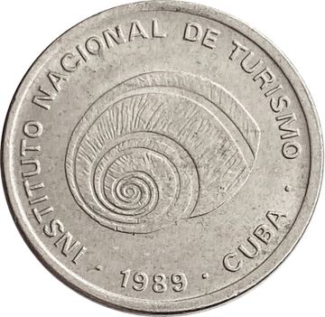 5 сентаво 1989 Куба INTUR (не магнетик)