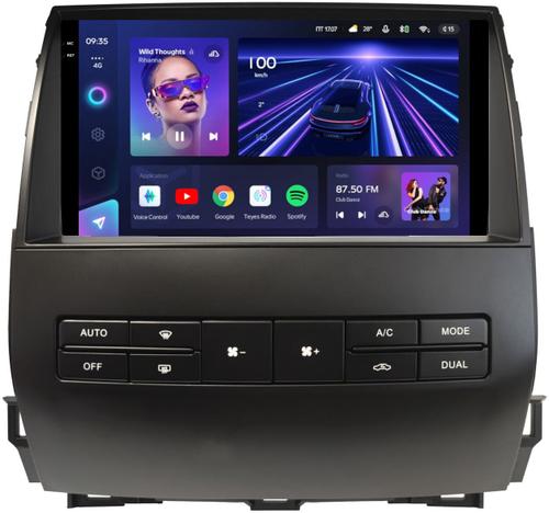 Магнитола для Toyota Land Cruiser Prado 120 (правый руль, климат на ШГУ) - Teyes CC3-2K на Android 10, Быстрая, 2K QLED, CarPlay, 4G SIM-слот