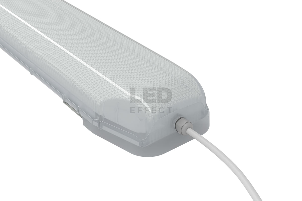 Светильник LED ДСП ТИТАН 53Вт 6300лм 5000К IP40 КСС Д, БАП 1ч 1000х160х82мм LED Effect