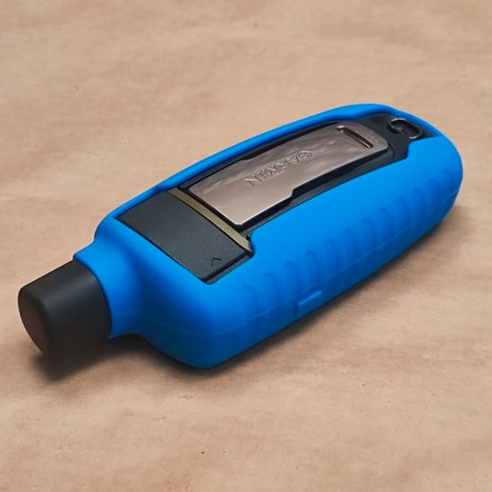 Чехол для Garmin GPSMAP 65/64/62 силикон (Голубой)