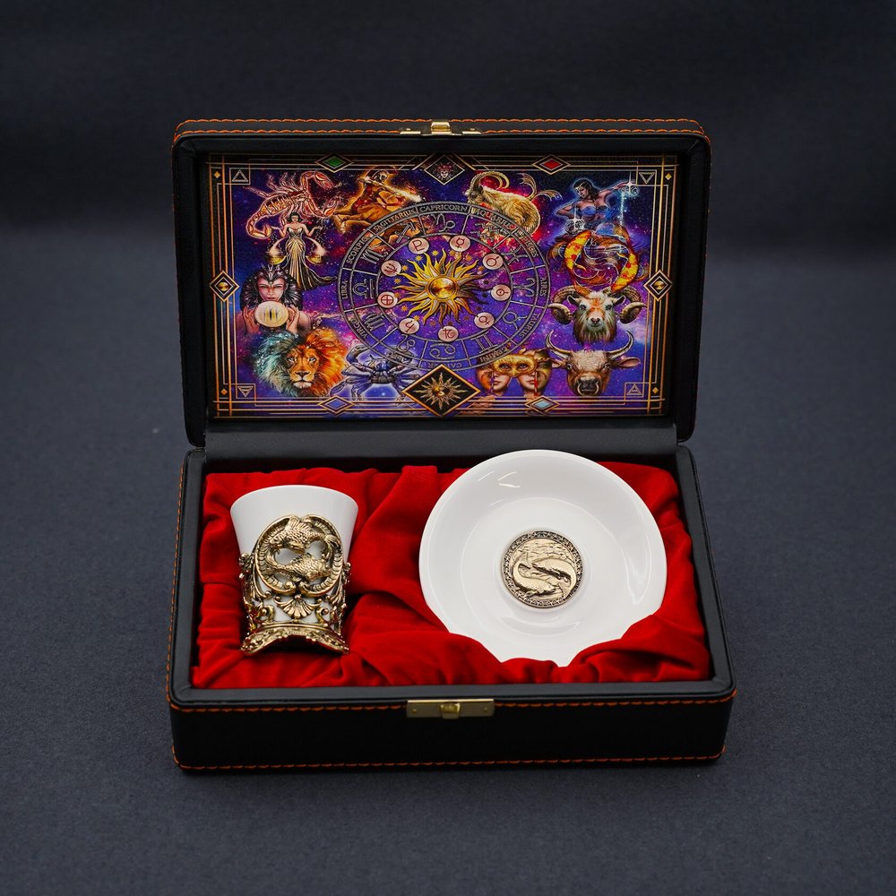 Кофейный набор "Рыбы"