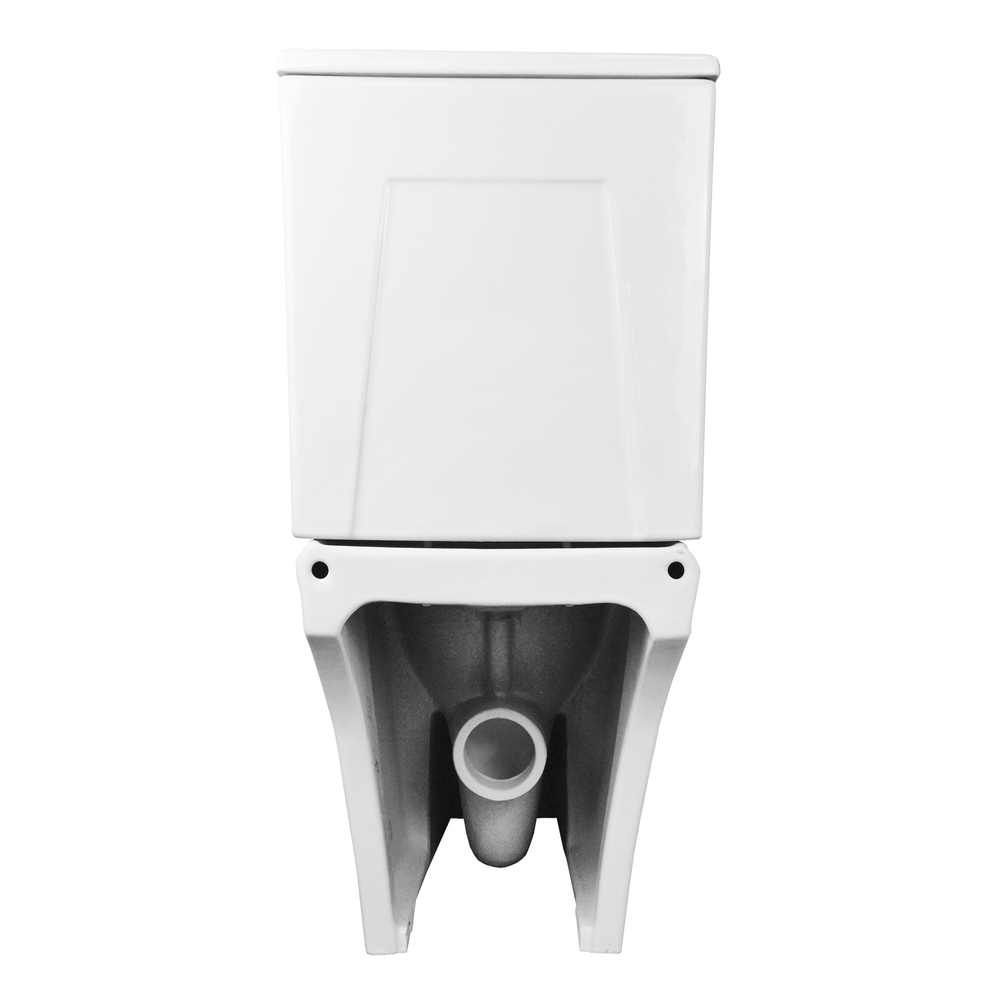 Унитаз-компакт безободковый Azario Avero AZ-3121-G с крышкой-сиденьем микролифт, белый