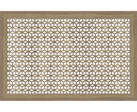 Экран для радиатора Илона, 90*60, Дуб Винтаж