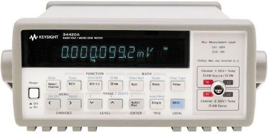 34420A, Нановольтметры-микроомметры, № в ГРСИ РФ - 76895-19