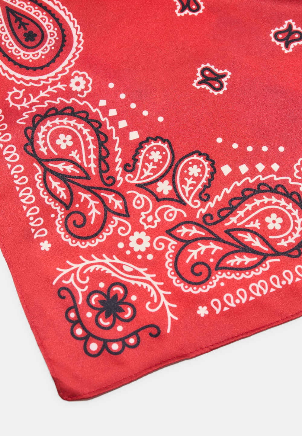 STRADIVARIUS Паток с принтом, красный