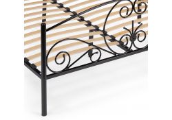 Двуспальная кровать Нерика 160х200 черная