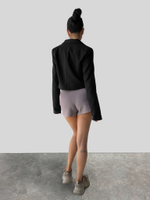 Юбка-шорты Yu Ze Fashion 2019231 однотонная на молнии сзади