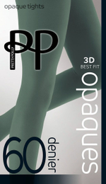 Бархатистые колготки Coloured Opaques (Размер: M-L) (Цвет: оливковый)