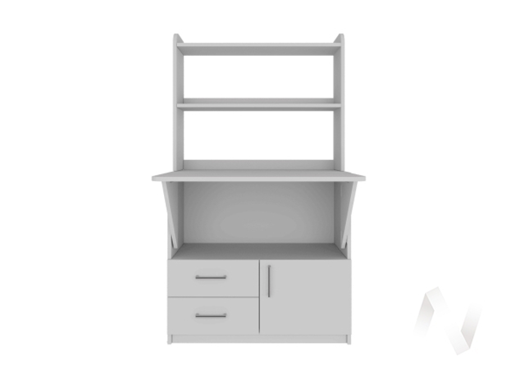 Стол компьютерный/Стол швейный СП-1 (белый поры дерева)