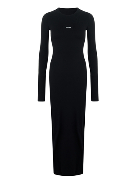 Платье макси из бифлекса matte