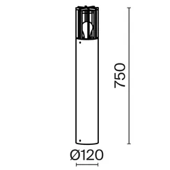 Ландшафтный светильник Outdoor O453FL-01GF