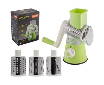 Мультитерка BELLISSIMO, вакуумная присоска, 3 насадки 7410 Mallony